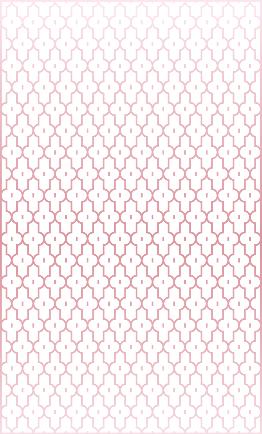 Egypt Geometric Wedding Rose Gold Outlined Complex Oblique